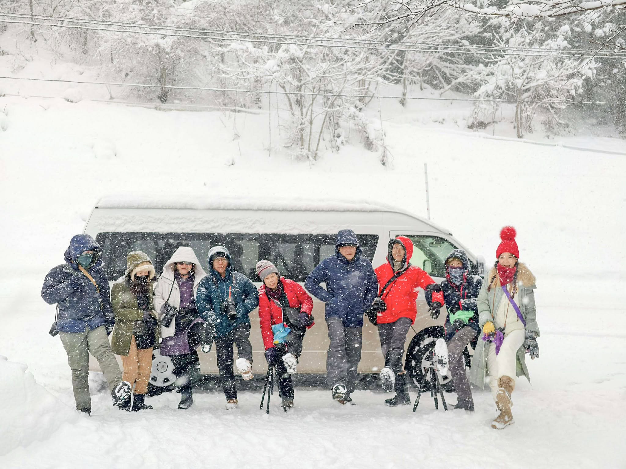 世界走跳攝影團隊日本追雪二團